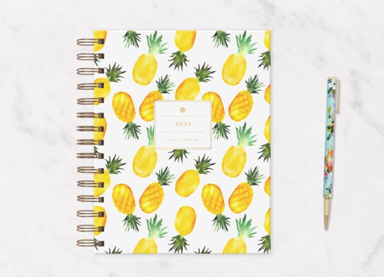 2021 Fertility in Focus Pineapple planner