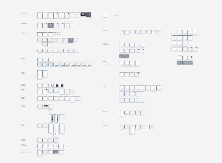 The screens of the Reconnect Manager app